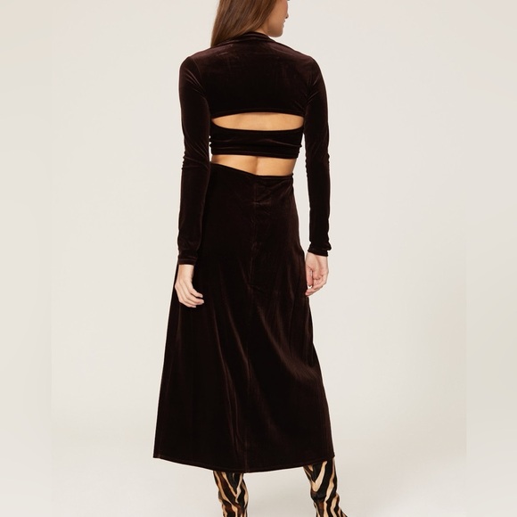 A.L.C. Maeve Cutout Velvet Dress, 8 - Picture 4 of 11